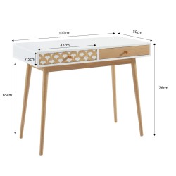 Bureau UTAH à motifs