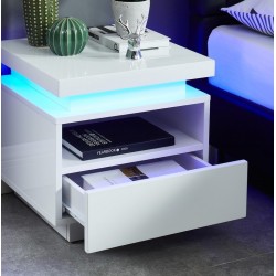 Table de chevet à LED COSMOS