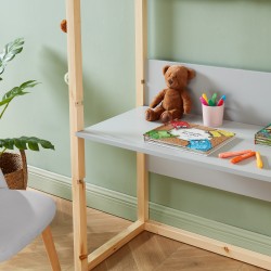 Bureau cabane TINY Gris L100cm
