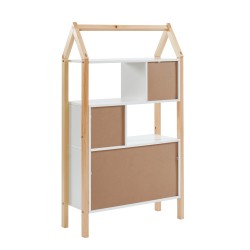 Commode TINY blanc 2 portes 2 tiroirs