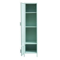 PANTONE Vestiaire en métal Vert Menthe 2 portes, 2 étagères