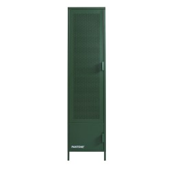 Vestiaire PANTONE Vert Olive en métal 2 portes et 2 étagères L45cm