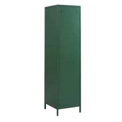 Vestiaire PANTONE Vert Olive en métal 2 portes et 2 étagères L45cm