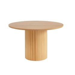 Table à manger ERNEST placage chêne 120cm