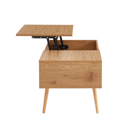 Table Basse UTICA Effet Chêne – Design épuré Pour Salon Moderne