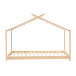 Lit tente TINY pin massif 90x190 sommier inclus