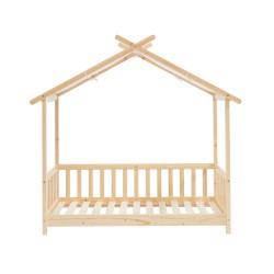 Lit tente TINY pin massif 70x140 sommier inclus