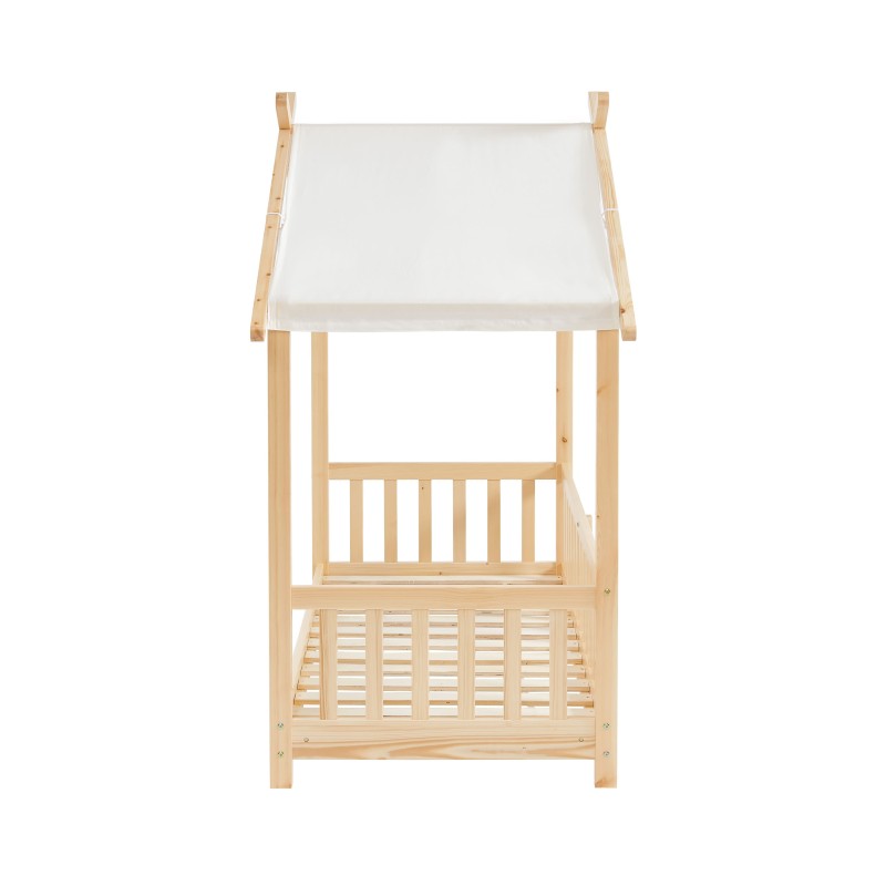 Lit tente TINY pin massif 70x140 sommier inclus