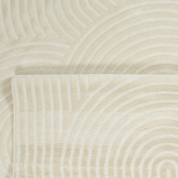 Tapis OLGA crème motif arc en ciel 80x300 cm