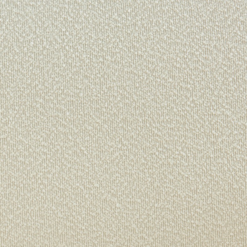 Canapé droit JADE en tissu bouclette beige convertible 2 places