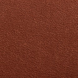 Canapé droit JADE en tissu bouclette terracotta convertible 2 places