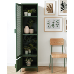 Vestiaire PANTONE métal vert olive h180cm