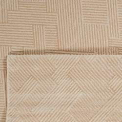 Tapis Olga beige motif linéaire 120x160 cm
