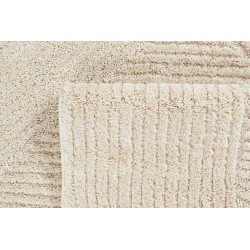 Tapis Ella crème motif linéaire 200x290 cm