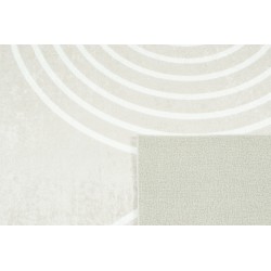 Tapis ALVA beige motif arc en ciel 120x160 cm