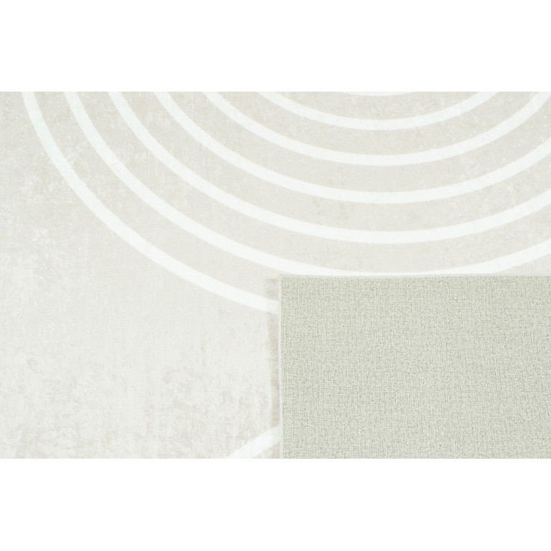 Tapis ALVA beige motif arc en ciel 160x230 cm