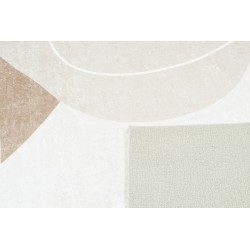 Tapis ALVA beige motif abstrait 80x150 cm