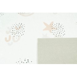 Tapis NOE crème motif étoiles 160x230 cm