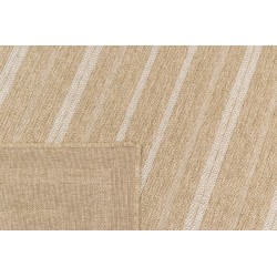 Tapis MENORCA marron et blanc aspect jute 160x230cm