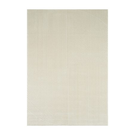Tapis OLGA crème motif géométrique 80x300 cm