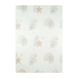 Tapis NOE crème motif étoiles 160x230 cm