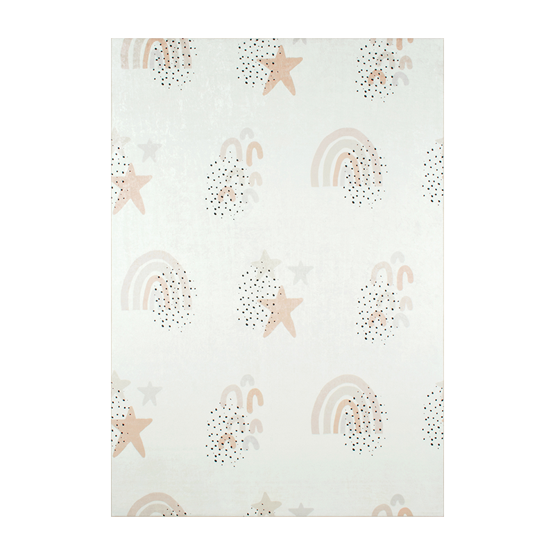 Tapis NOE crème motif étoiles 160x230 cm