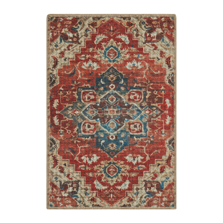 Tapis ERA multi couleurs motif floral 80x150 cm