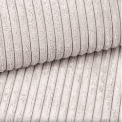 Canapé droit REFA convertible velours côtelé beige 3 places