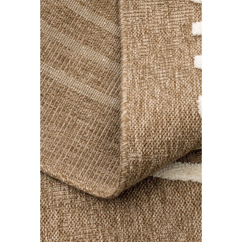 Tapis PIA blanc motif géométrique 200x290 cm