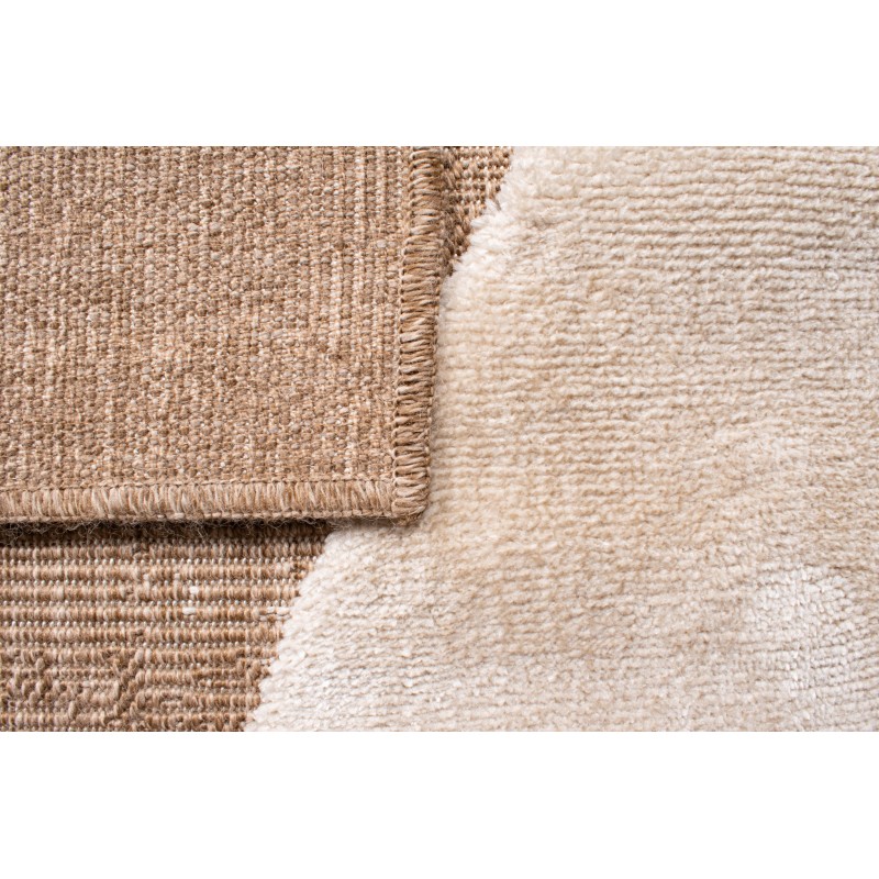 Tapis PIA blanc motif abstrait 120x160 cm