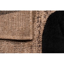 Tapis PIA noir motif abstrait 160x230 cm
