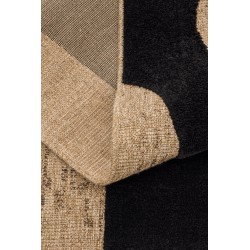 Tapis PIA noir motif abstrait 160x230 cm