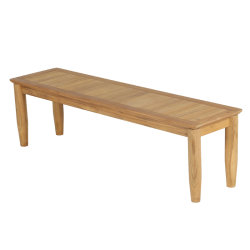 Ensemble table et bancs SAFARI 6 places 180 cm en bois teck 100% FSC