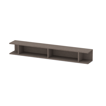 Etagère murale MARINA finition bronze 138cm