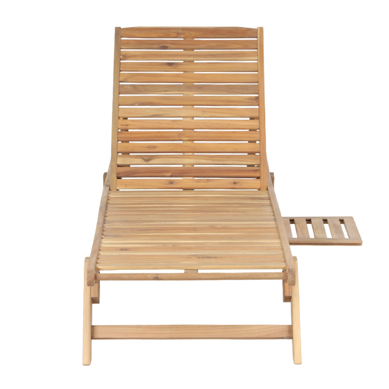 Bain de soleil MOLA en bois d'acacia blanchi FSC