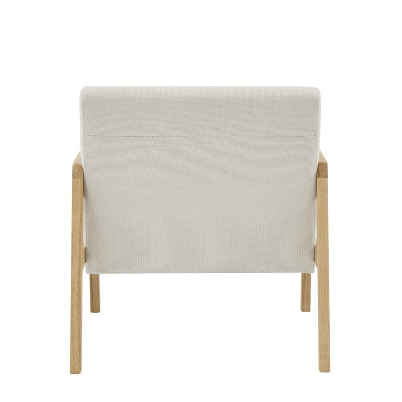 Fauteuil BONIFACIO en tissu beige