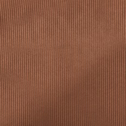 Fauteuil BARNABE en velours côtelé terracotta