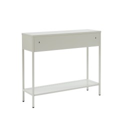 Console PANTONE métal beige sable 100cm