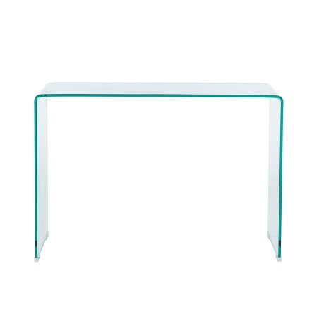 Console GINZA verre trempé transparent 110cm