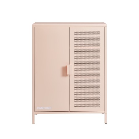 Buffet PANTONE métal rose blush h100cm