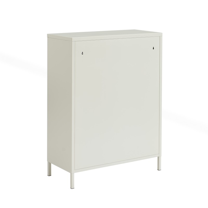 Buffet PANTONE métal beige sable h100cm