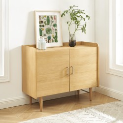 Buffet TWIGGY placage chêne 110cm