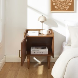 Table de chevet TWIGGY placage frêne 45 cm