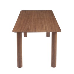 Table à manger PILAR placage noyer extensible 180-240cm