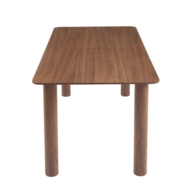 Table à manger PILAR placage noyer extensible 180-240cm