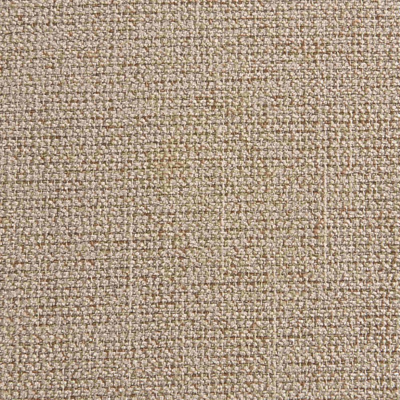 Fauteuil FAREL tissu chenille beige et pieds métal noir