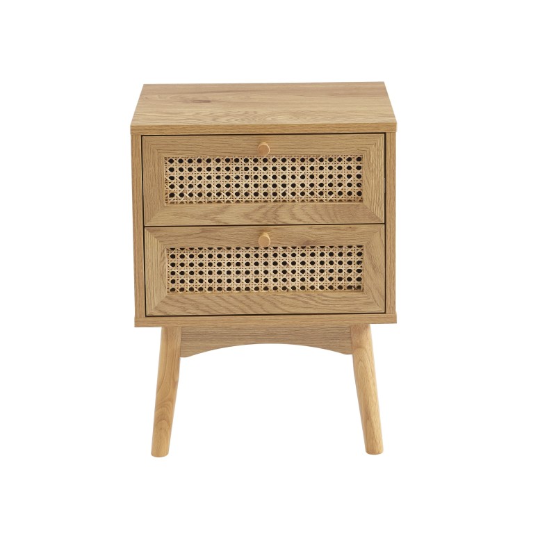 Table De Chevet Cannage Pas Cher