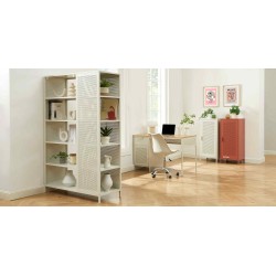 Bibliothèque PANTONE métal beige sable h180cm