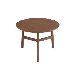 Tables gigognes DOLLY en placage frêne couleur noyer 