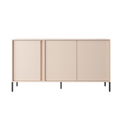 Buffet HULDA beige 3 portes 153cm
